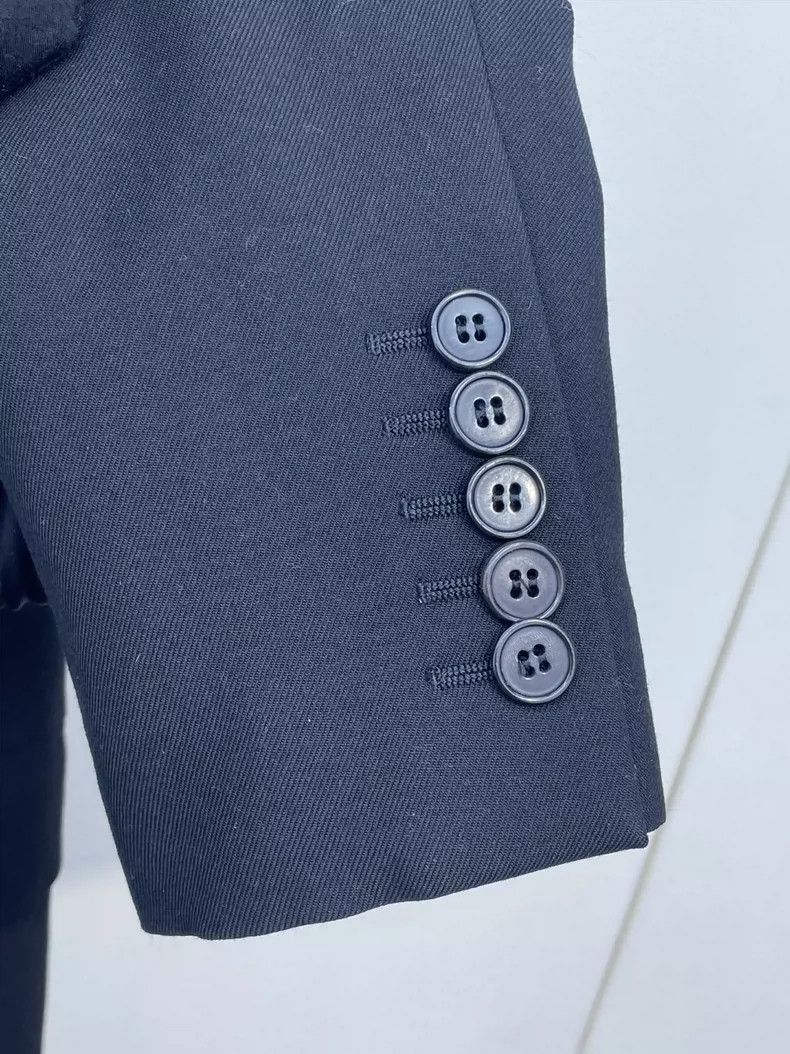 Saint Laurent Paris Saint Laurent ParisBlack classic blazer jacket 2504-Nextar Size US XXS / EU 40 - 3 Thumbnail