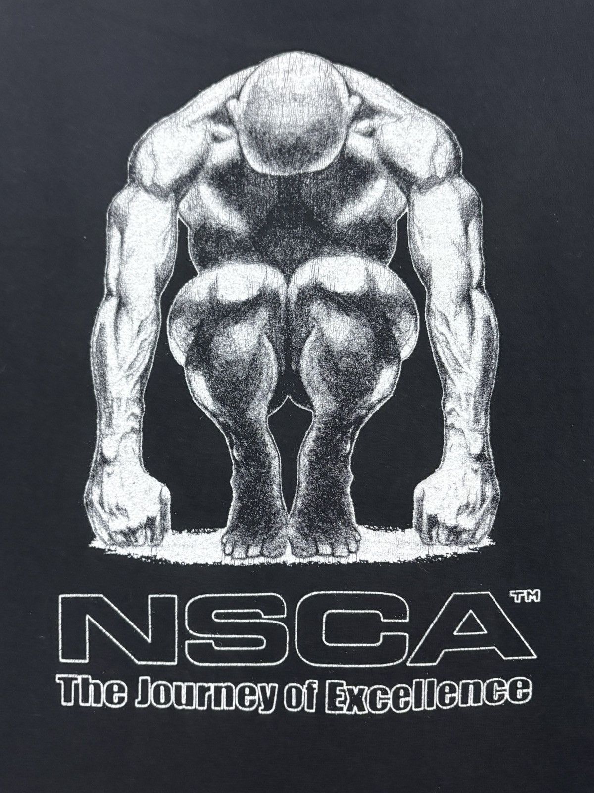 Vintage 90’s NSCA Vintage Fitness Tee Shirt Size US M / EU 48-50 / 2 - 5 Thumbnail