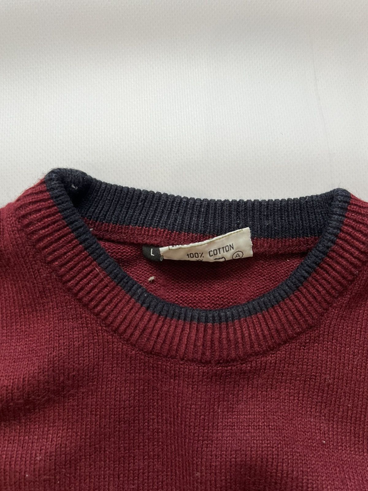 Lacoste Vintage 90’s Lacoste Red Striped Sweater Size US L / EU 52-54 / 3 - 4 Thumbnail
