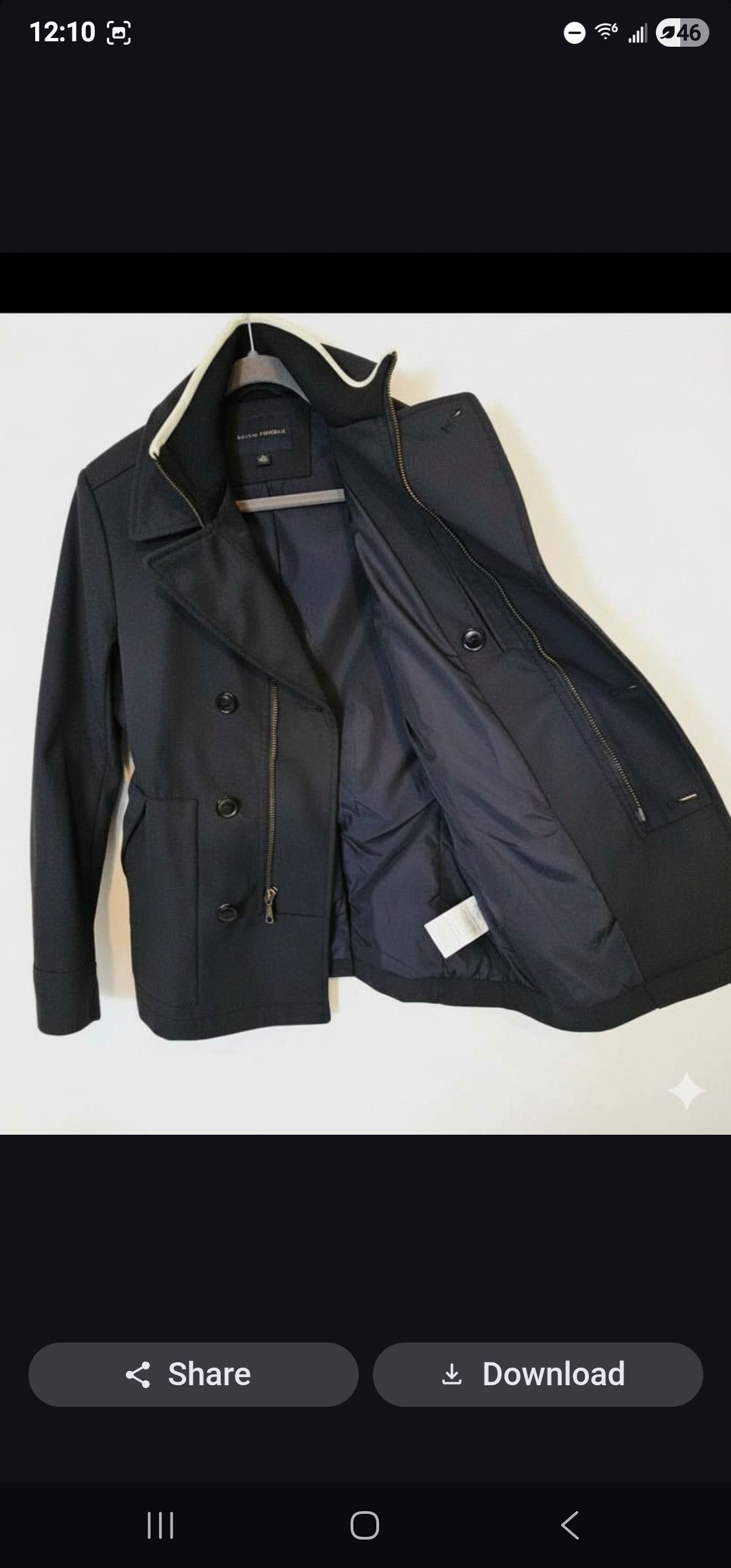 Banana Republic Banana Republic Nylon Pea Coat EUC. Woman's Small Size S / US 4 / IT 40 - 6 Thumbnail