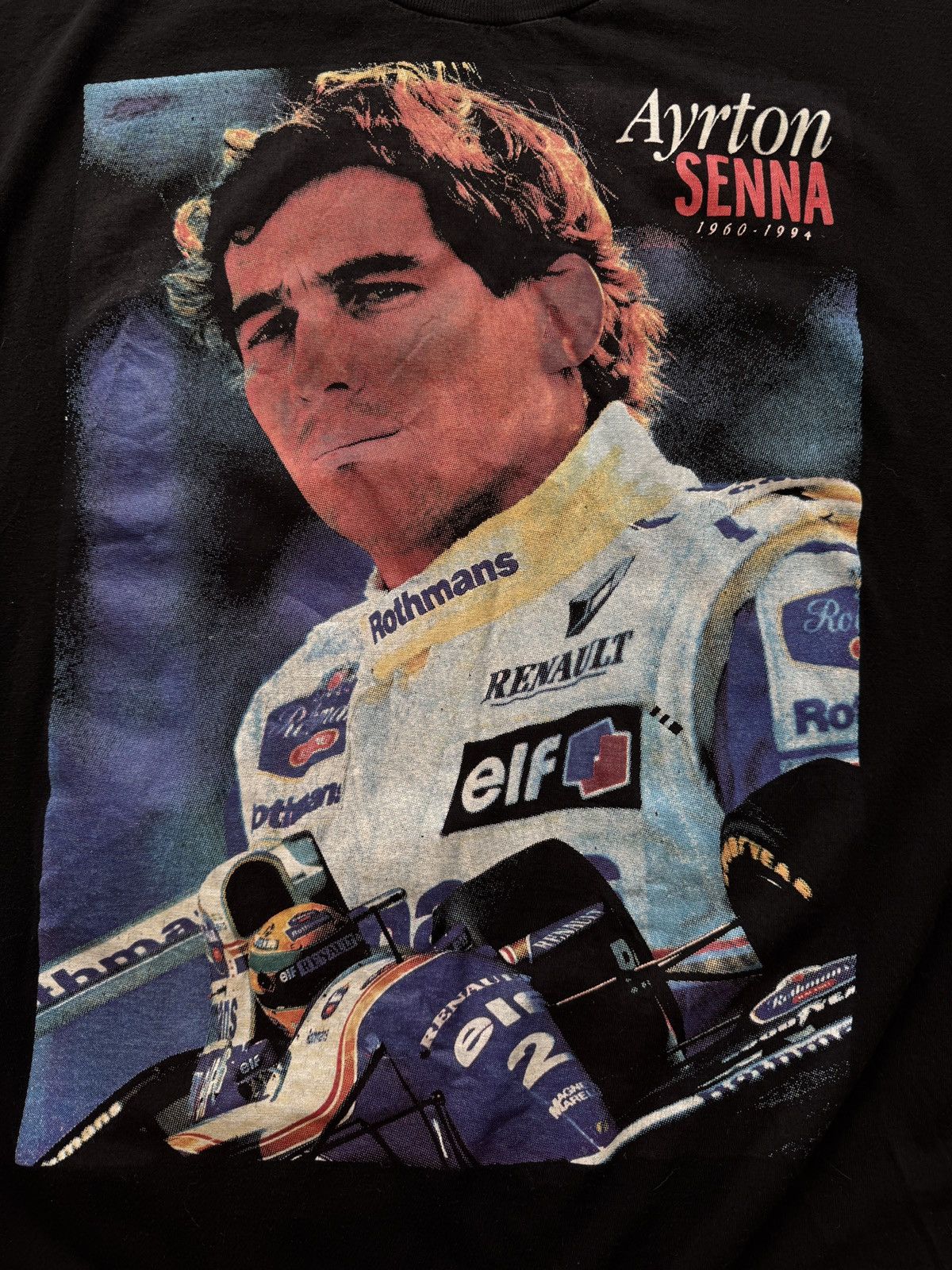 Formula 1 Vintage Ayrton Senna Formula 1 black T-Shirt Size US S / EU 44-46 / 1 - 3 Thumbnail