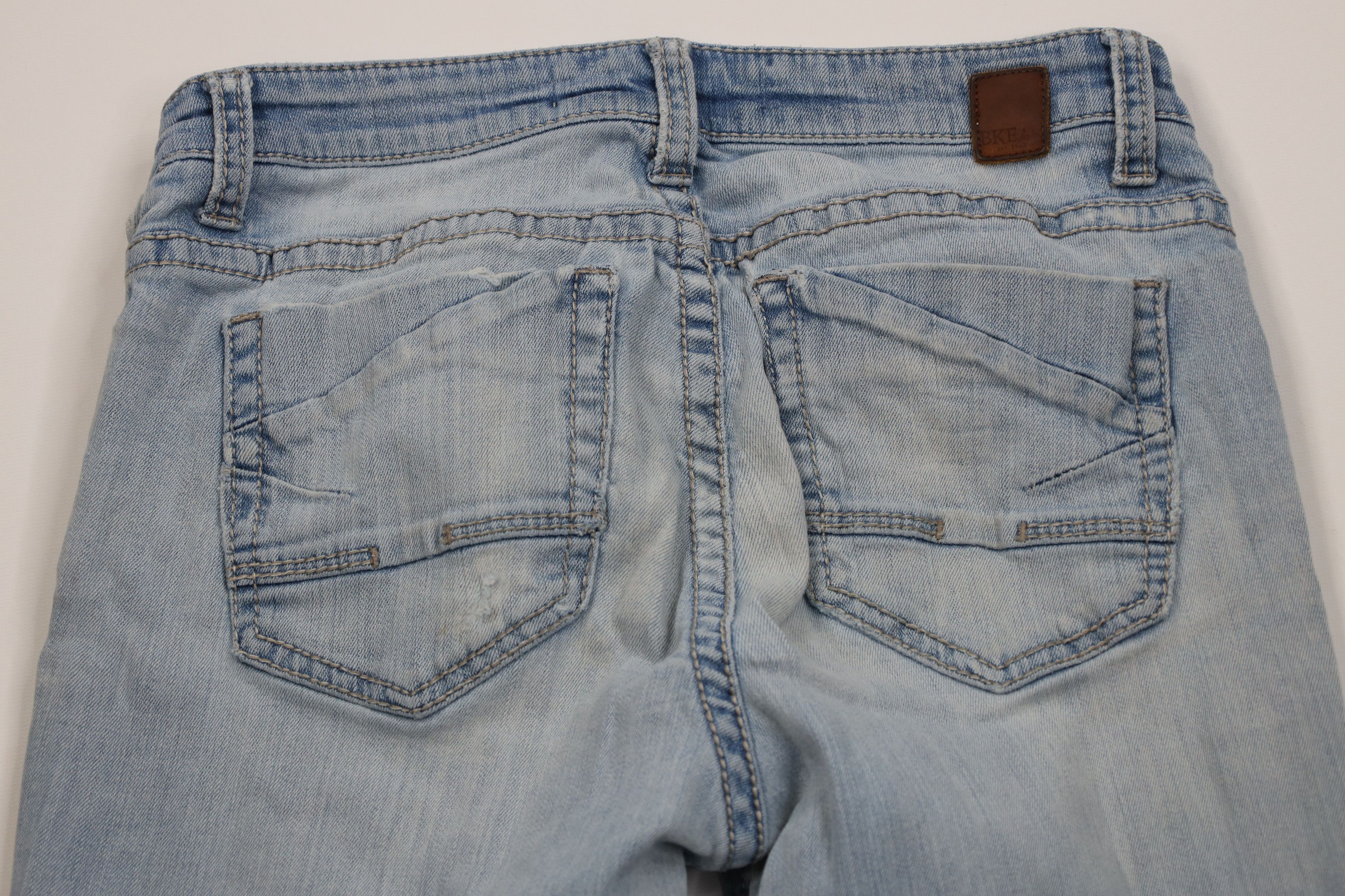 Vintage Buckle BKE Payton Stretch Mid Rise Boot Cut Denim Jeans Size 27" / US 4 / IT 40 - 13 Thumbnail