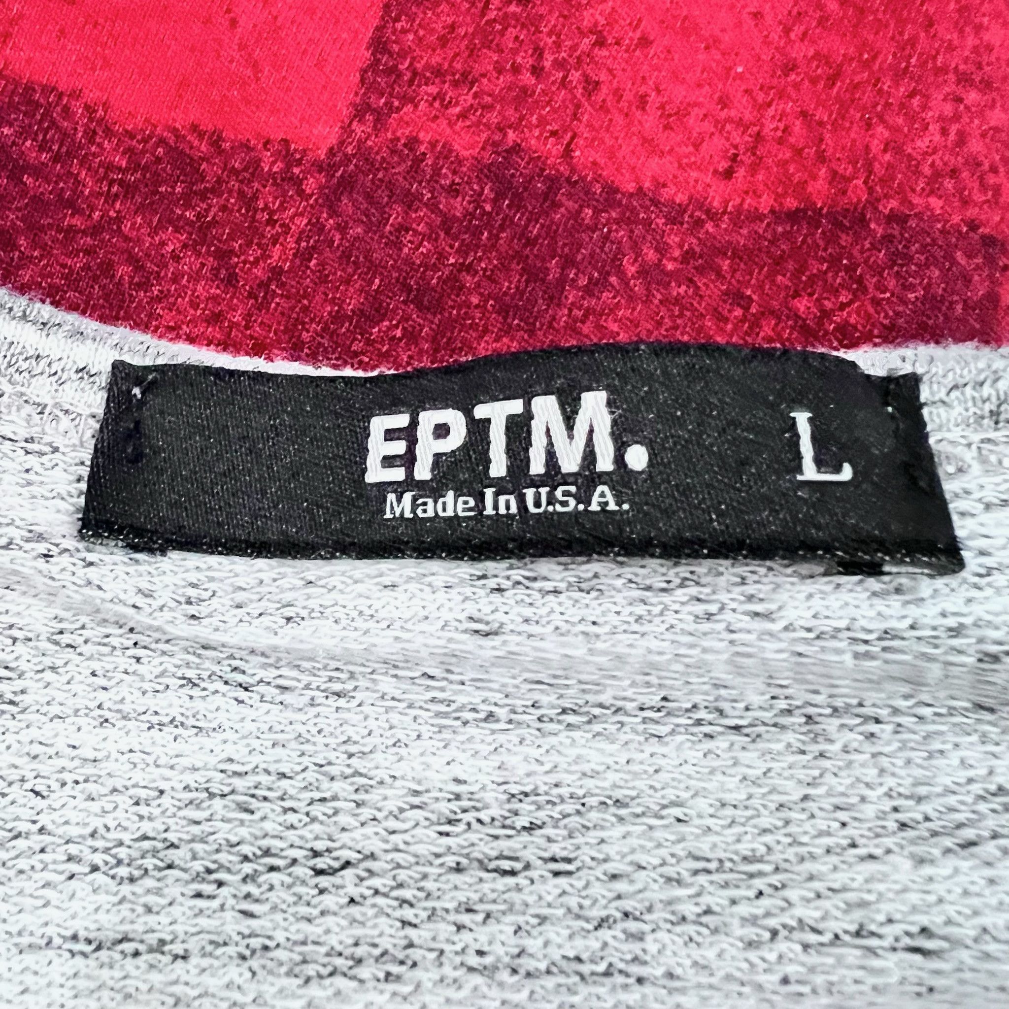 EPTM. EPTM USA Grey Elongated Short Sleeve Cotton Tshirt Size US L / EU 52-54 / 3 - 3 Thumbnail