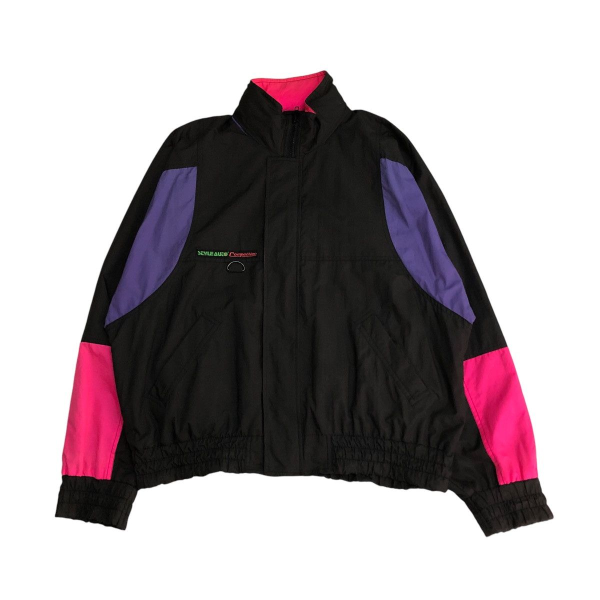 Japanese Brand 🔥VINTAGE BOMBER JACKET STYLE AUTO USA MULTI COLOUR Size US M / EU 48-50 / 2 - 1 Thumbnail