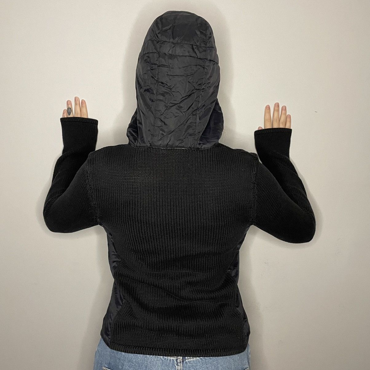 Hysteric Glamour Vintage Knitted Gothic Avant Garde Zip Hoodie Size L / US 10 / IT 46 - 5 Thumbnail