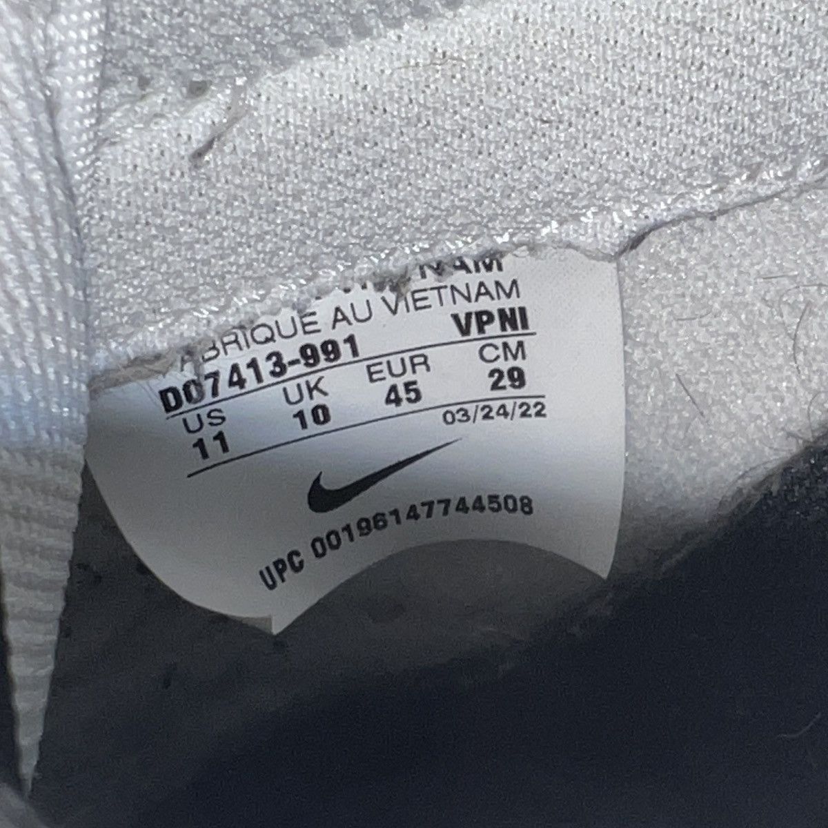 Nike Nike Dunk Black White Size 11 Size US 11 / EU 44 - 9 Thumbnail