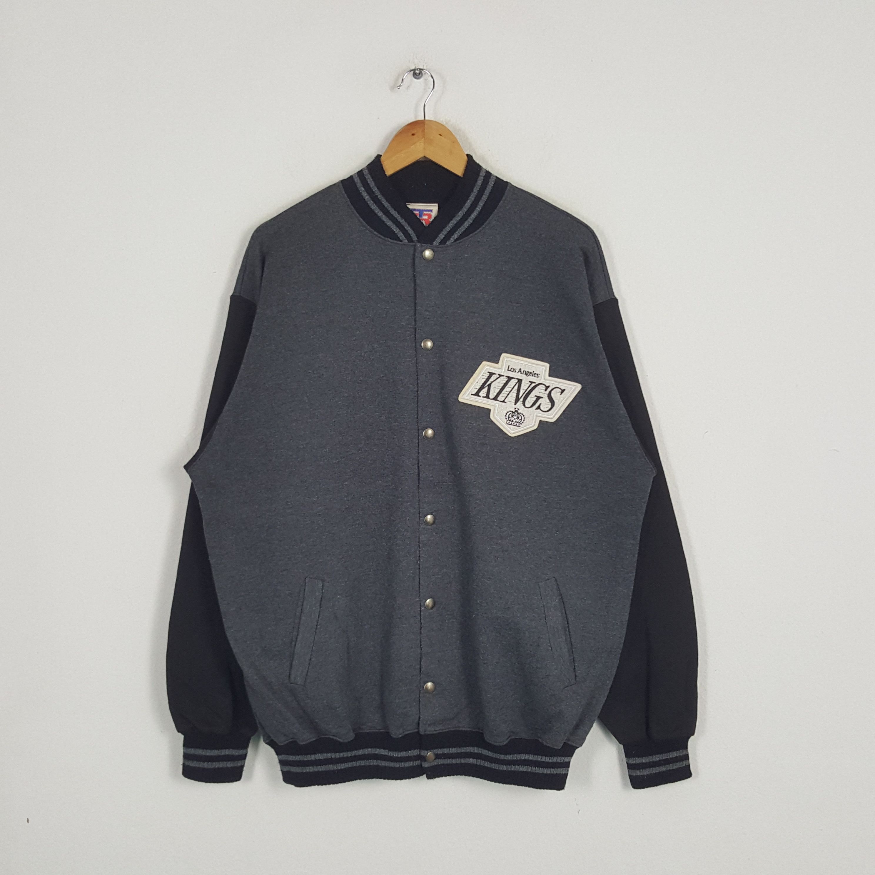 NHL × Vintage Vintage Los Angeles King American Hockey Varsity Sweatshirt Size US XL / EU 56 / 4 - 3 Thumbnail