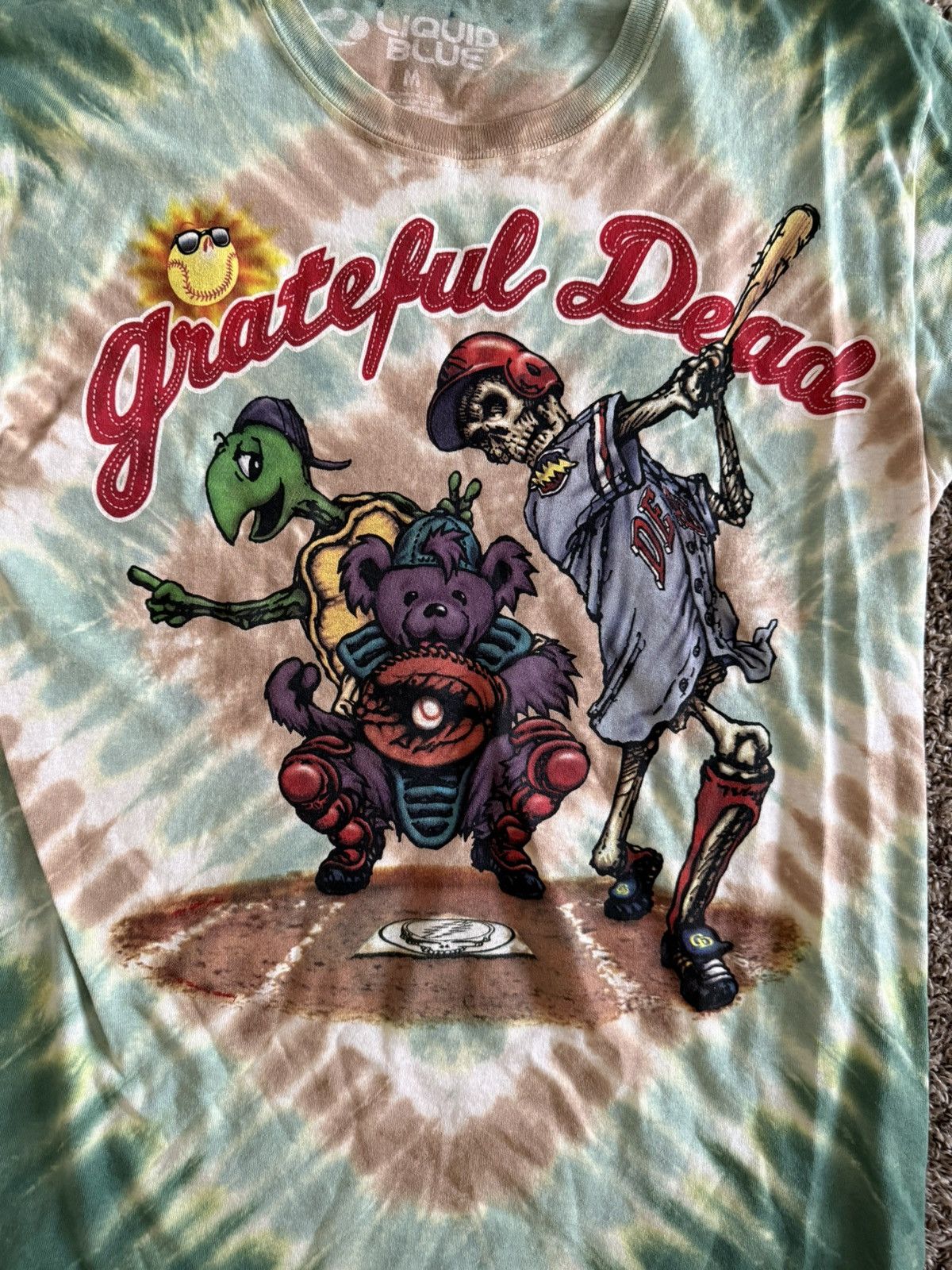 Liquid Blue Grateful Dead Baseball Tee Size US M / EU 48-50 / 2 - 2 Thumbnail