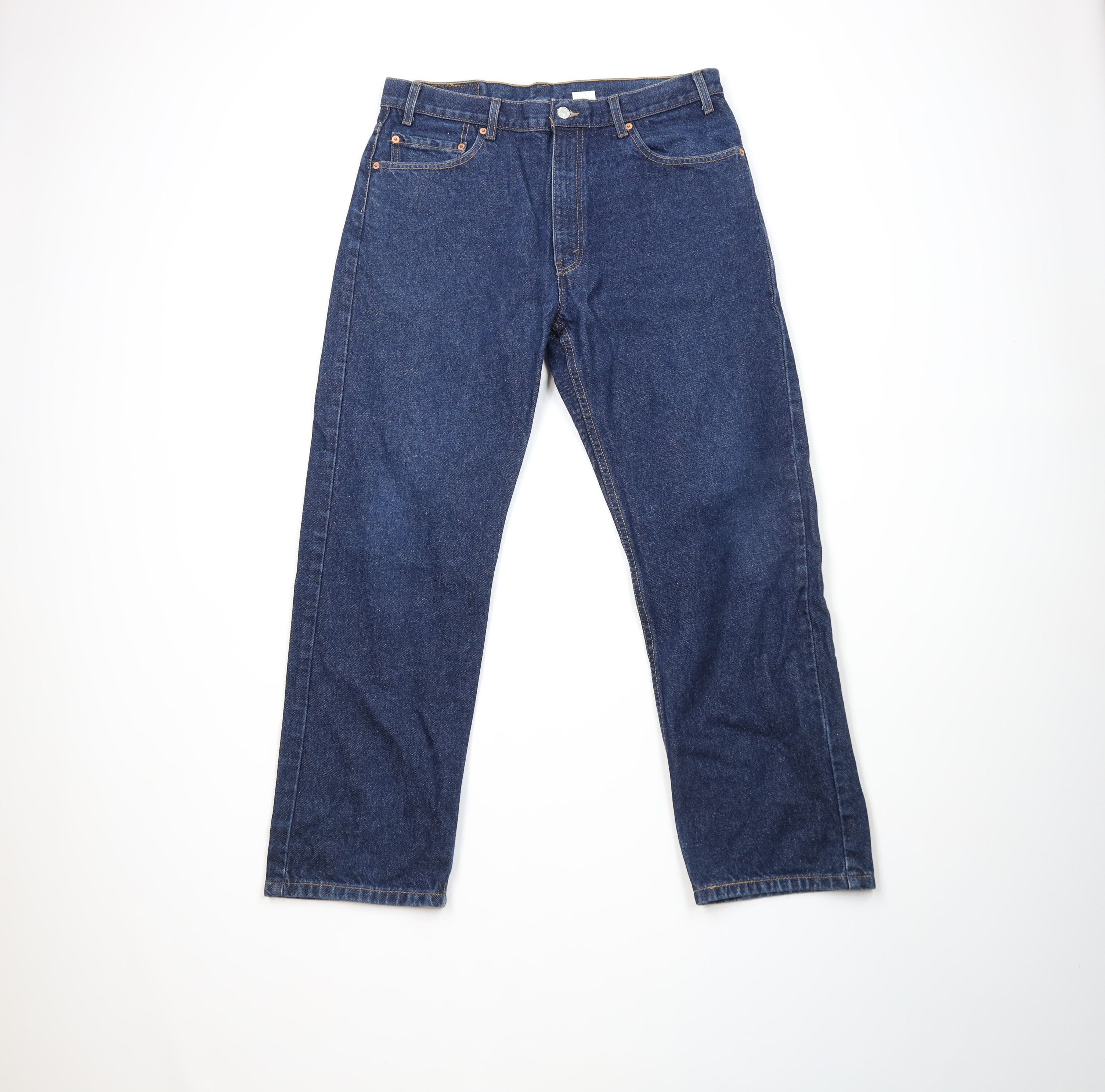 Levi's Vintage Y2K 2001 Levis 505 Regular Straight Leg Denim Jeans Size US 36 / EU 52 - 1 Thumbnail