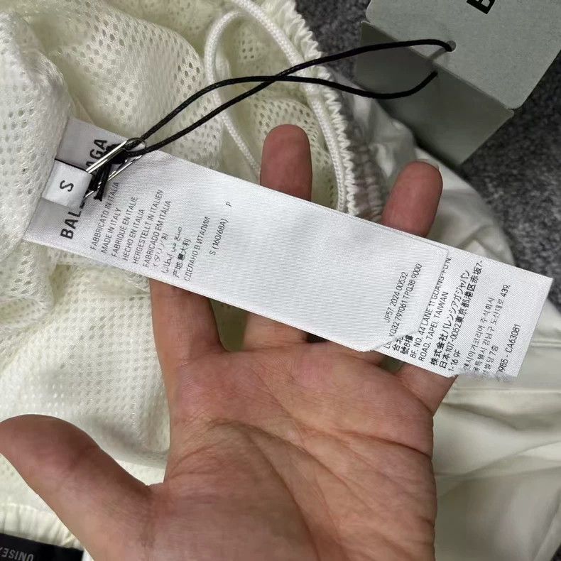 Balenciaga Balenciaga size S White Letter Logo Mid-Rise Tunic Slacks Size US 27 - 3 Thumbnail