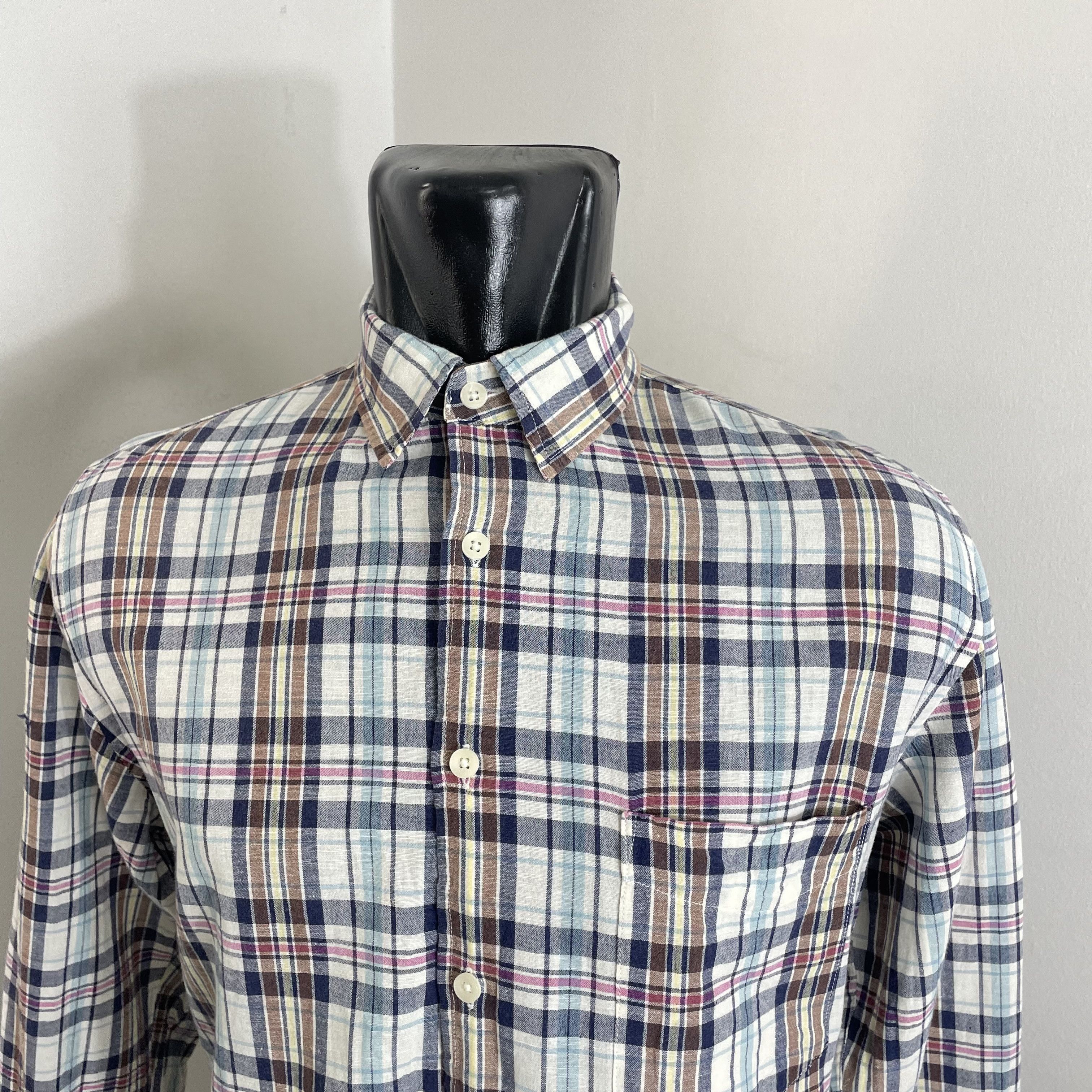 Japanese Brand × Uniqlo ⭐️SALE⭐️ [L] UNIQLO LINEN COTTON SHIRT Size US L / EU 52-54 / 3 - 2 Thumbnail
