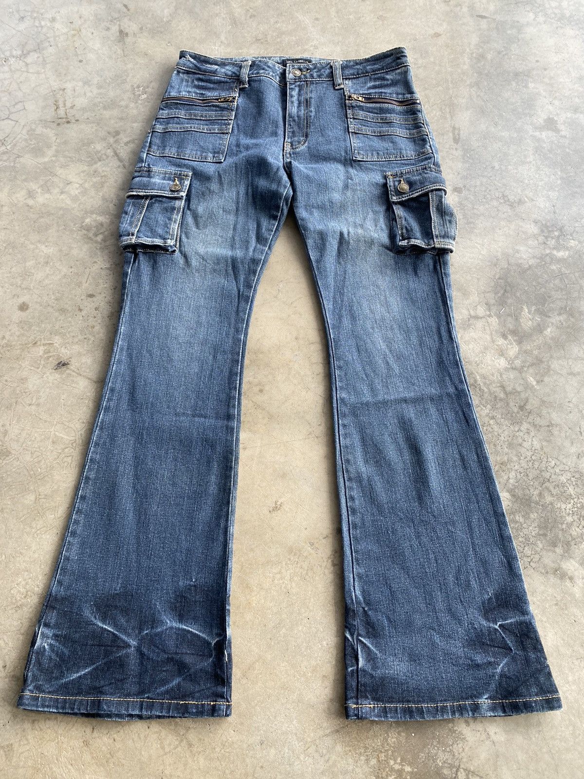 Hysteric Glamour × If Six Was Nine × Tornado Mart Flare Jeans Japanese Mer-Lassette Cargo 3D Pocket Size US 30 / EU 46 - 9 Thumbnail