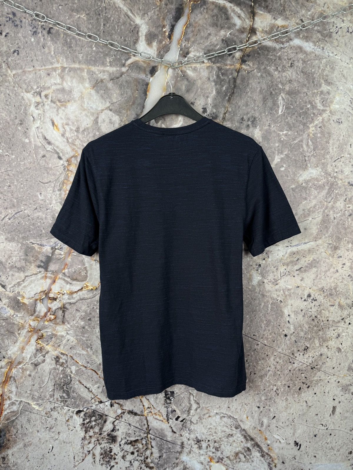 Cos Reiss Navy Textured T-Shirt Size Classic Minimalist Style Size US L / EU 52-54 / 3 - 7 Thumbnail