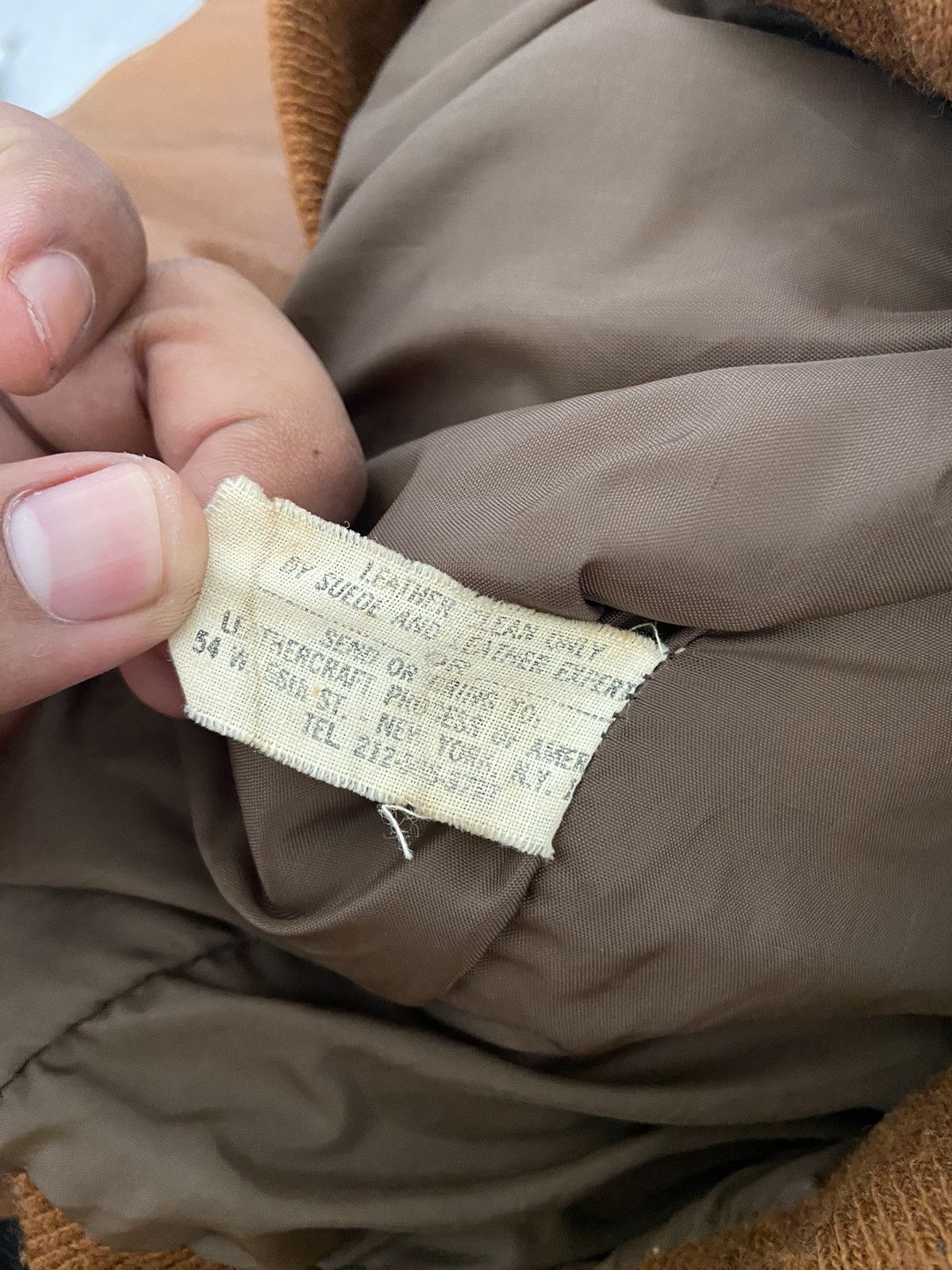 Craftsman Vintage 1970’s Golden Fleece A2 Fur Leather Jacket Size US M / EU 48-50 / 2 - 11 Thumbnail
