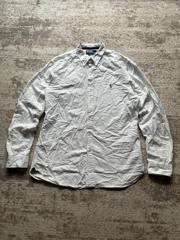 Polo Ralph Lauren Polo Ralph Lauren Small Pony White Shirt Sz L Size US L / EU 52-54 / 3 - 1 Thumbnail