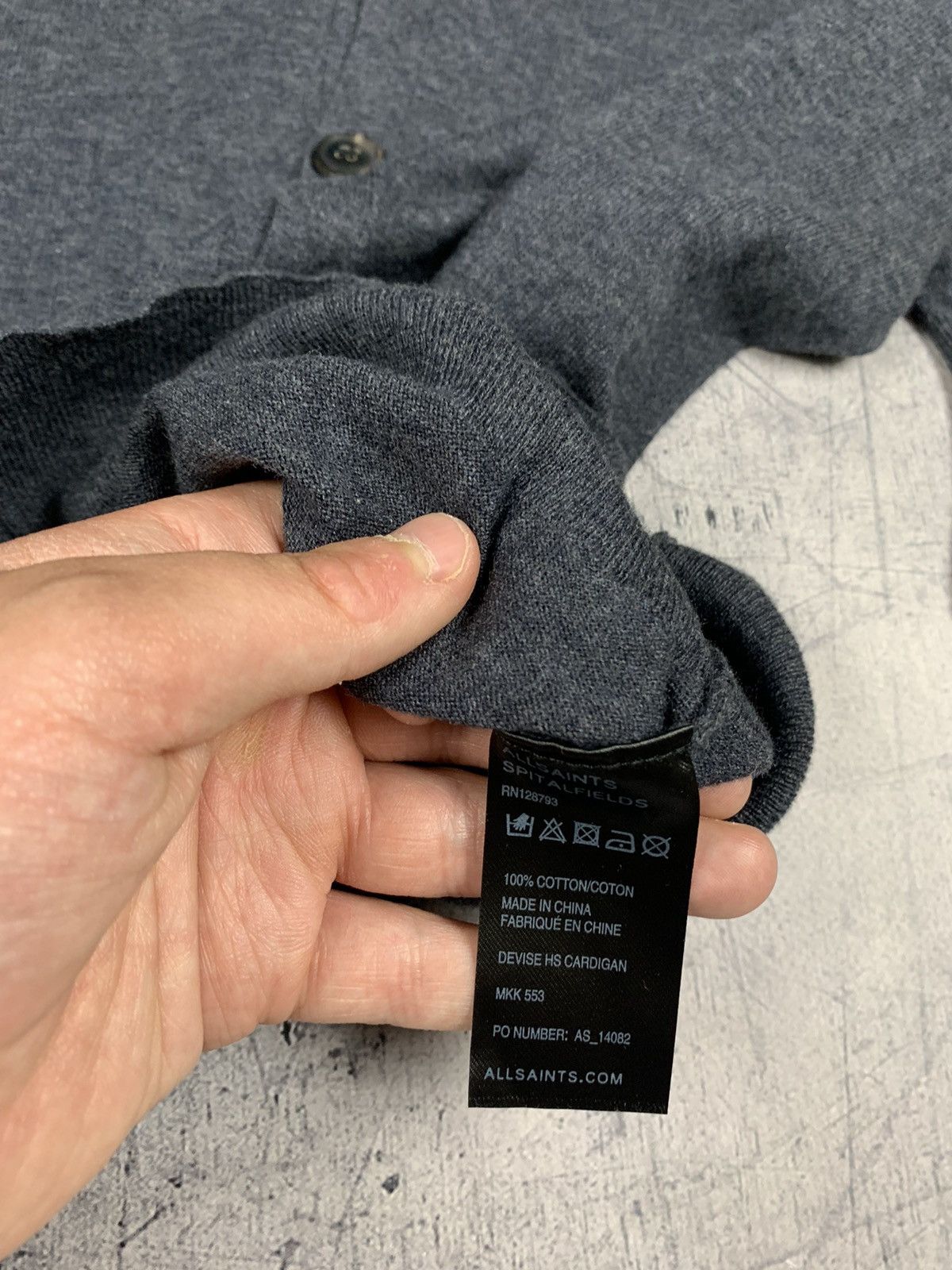 Allsaints × Designer Allsaints Devise HS Cardigan luxury streetwear casual Size US M / EU 48-50 / 2 - 8 Thumbnail