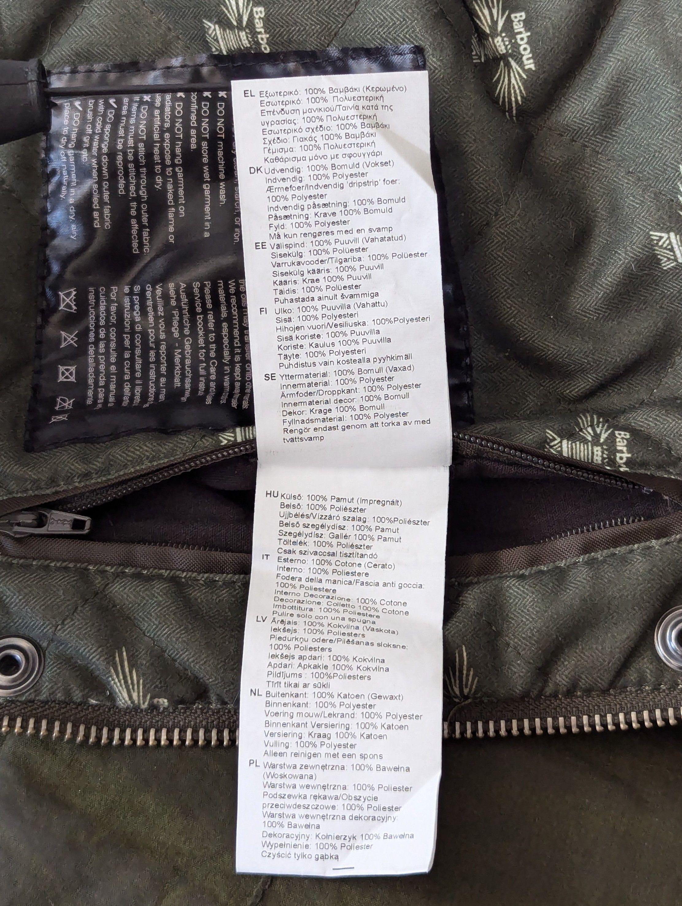 Barbour Barbour Rhossili Wax Jacket Waxed Cotton England Style Green Size M / US 6-8 / IT 42-44 - 19 Thumbnail