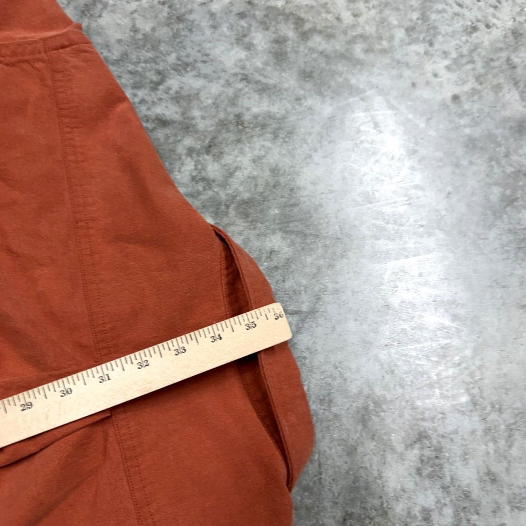 Vintage L.L. Bean Shirt Mens 3XLT Orange Chamois Flannel Button Pocket Size US XXL / EU 58 / 5 - 6 Thumbnail