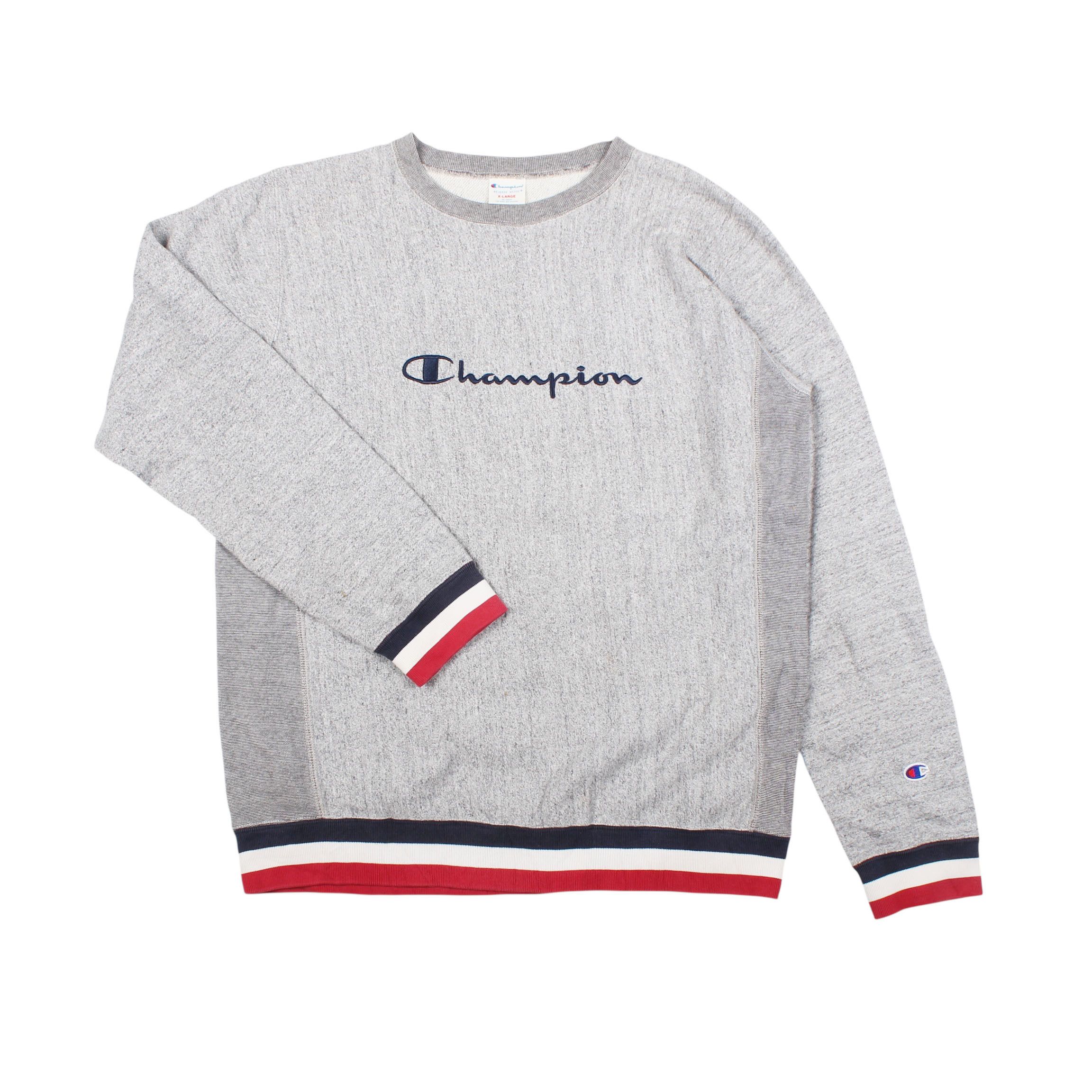 Champion Reverse Weave Sweatshirt Crewneck Embroidery Logo