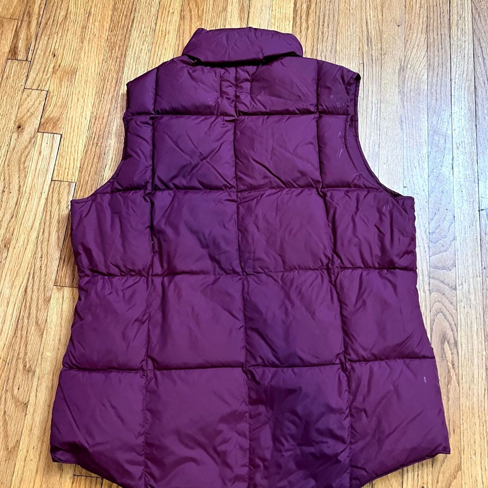 Lands' End VINTAGE Lands' End Vest Women Small 6-8 Maroon Red Goose Down Puffer Vest S Womens Size S / US 4 / IT 40 - 3 Thumbnail