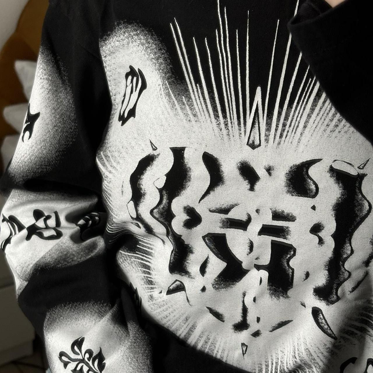 Japanese Brand × Racer Worldwide Racer Worldwide Graphic Print Long Sleeve Top Size L Size US L / EU 52-54 / 3 - 2 Thumbnail