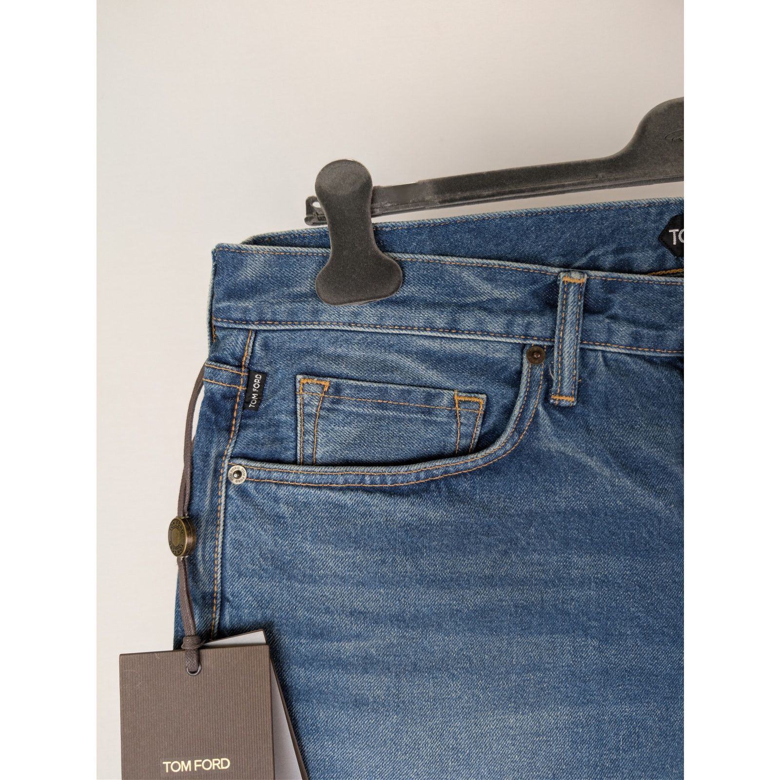 Tom Ford o1rshd1 Slim Denim Jeans in Blue Size US 38 / EU 54 - 5 Thumbnail