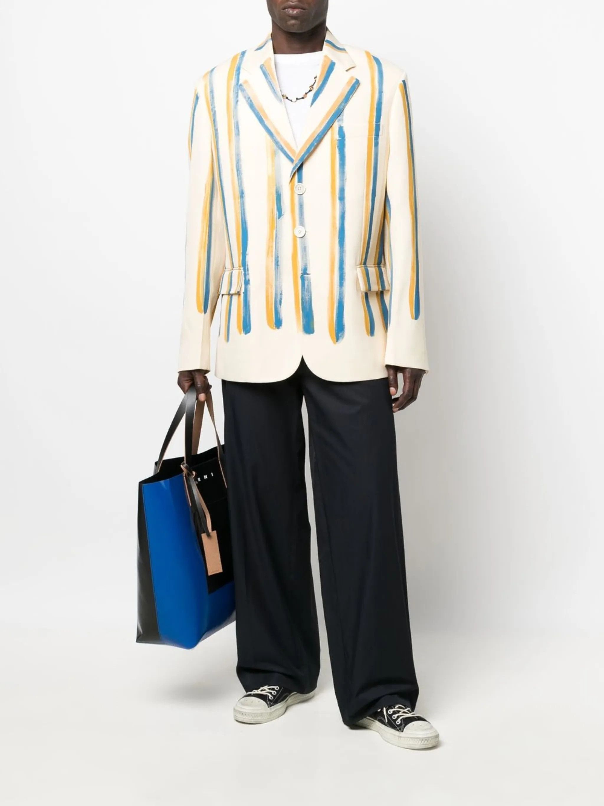Marni o1y0225 Blazer in Multicolor Size US L / EU 52-54 / 3 - 5 Thumbnail