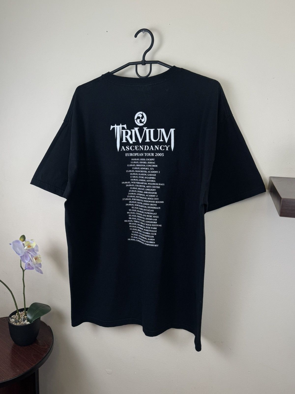 Other Vintage Trivium T shirt 2005 Ascendancy Rock Band Black XL Size US XL / EU 56 / 4 - 15 Thumbnail