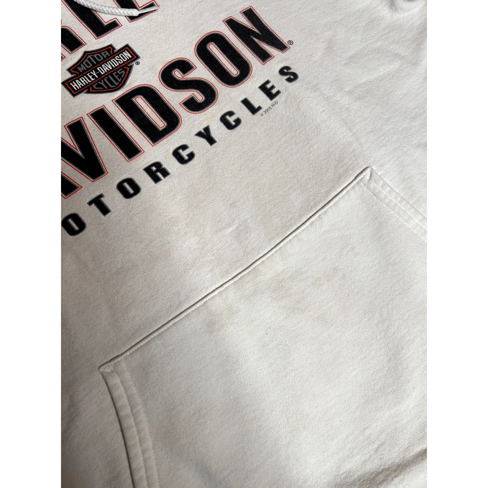 Harley Davidson × Vintage Vintage Harley Davidson Motorcycles York PA Biker Hoodie Size US L / EU 52-54 / 3 - 6 Thumbnail