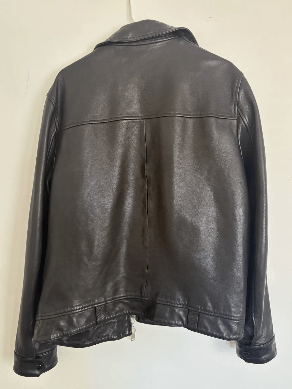 Allsaints Allsaints Callon Leather Jacket Size US XXL / EU 58 / 5 - 4 Thumbnail