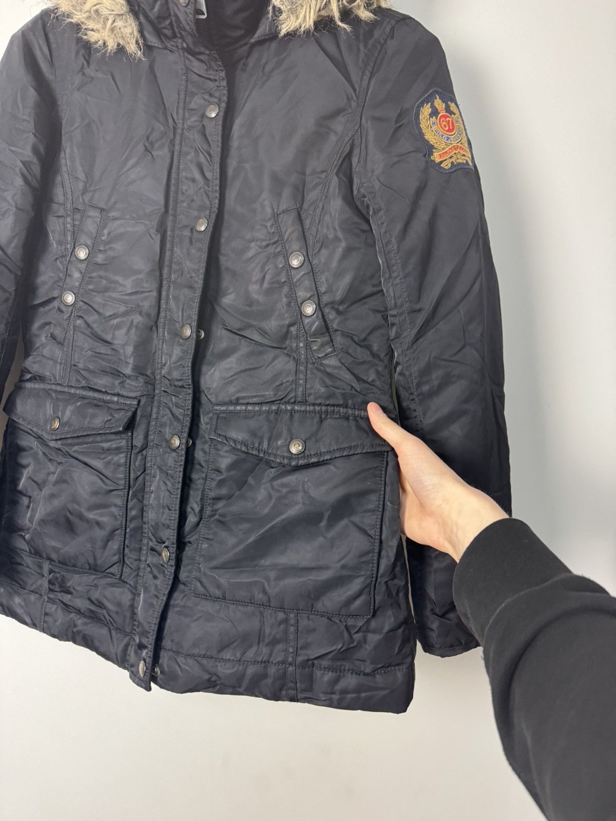 Ralph Lauren Vintage Ralph Lauren Fur Hood Down Jacket Jeans Co 00s Size S / US 4 / IT 40 - 9 Thumbnail