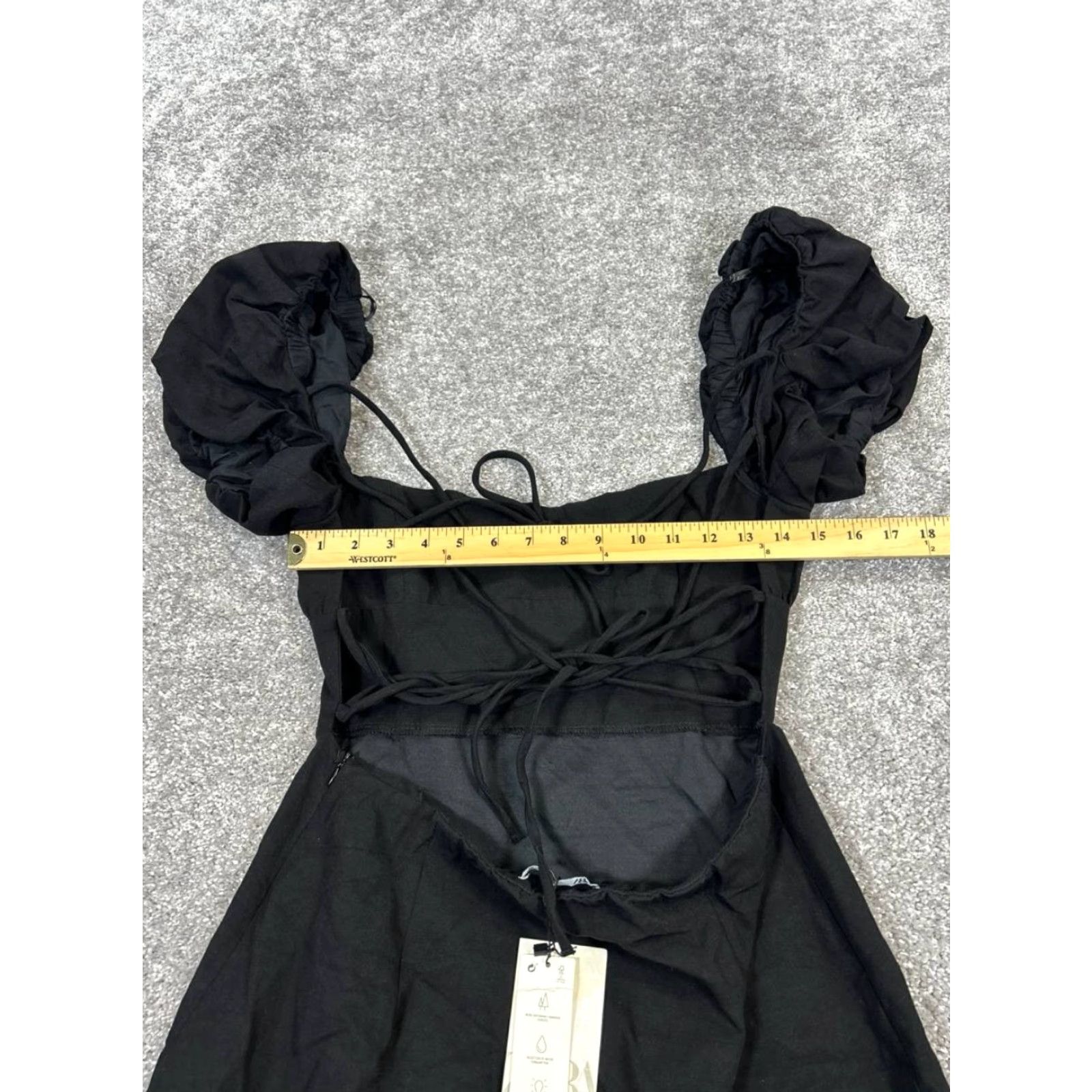 Zara Zara Dress Womens Large Black Blouson Halter New Size L / US 10 / IT 46 - 7 Thumbnail