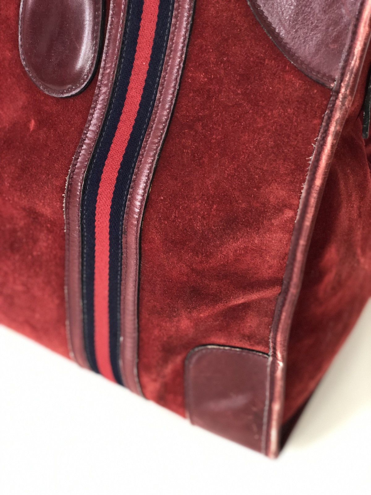 Gucci Vintage GUCCI suede duffle bag Size ONE SIZE - 9 Thumbnail
