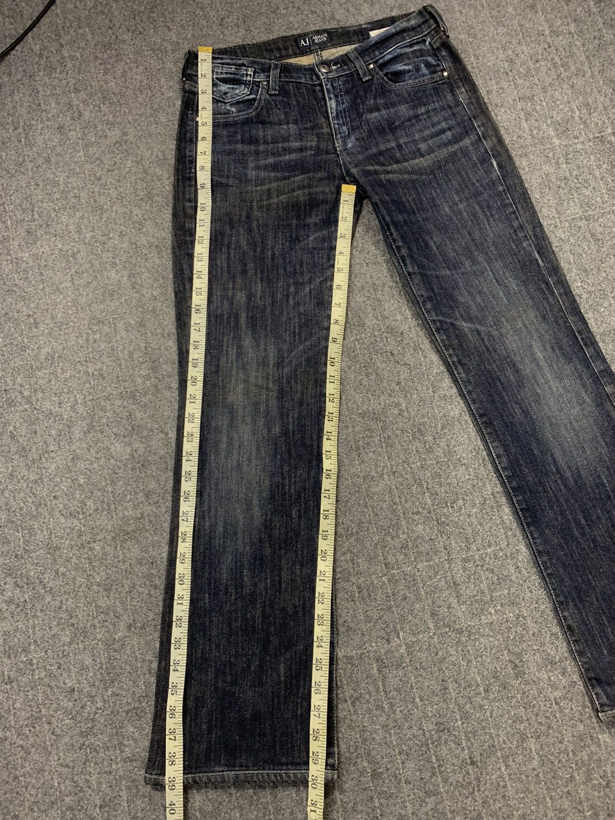 Armani Hype AJ Armani Jeans Indigo 006 Series Denim Unisex Pant Size US 29 - 20 Thumbnail