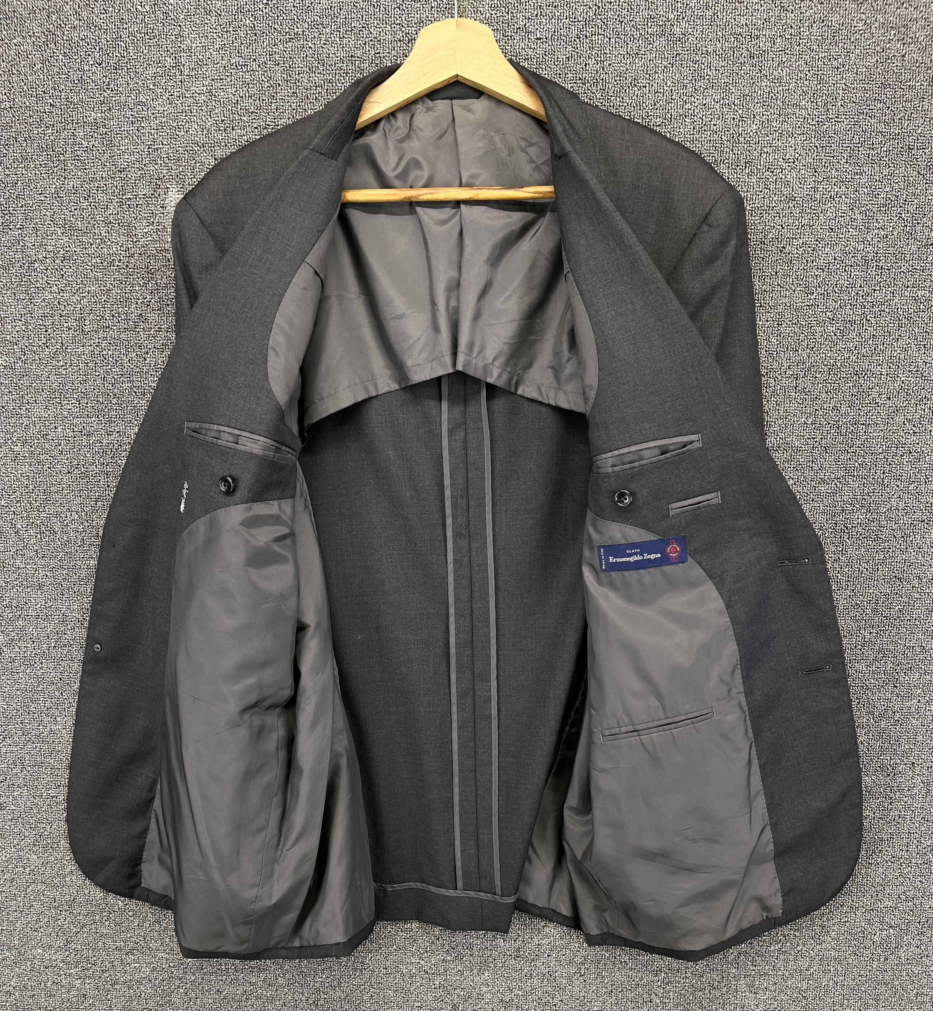 Ermenegildo Zegna Vintage Ermenegildo Zegna Luxury Wool Blazer Coat Jacket Size US M / EU 48-50 / 2 - 7 Thumbnail