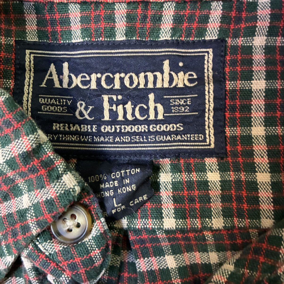 Abercrombie & Fitch Vintage Abercrombie & Fitch Plaid Shirt 90s Size US L / EU 52-54 / 3 - 2 Thumbnail
