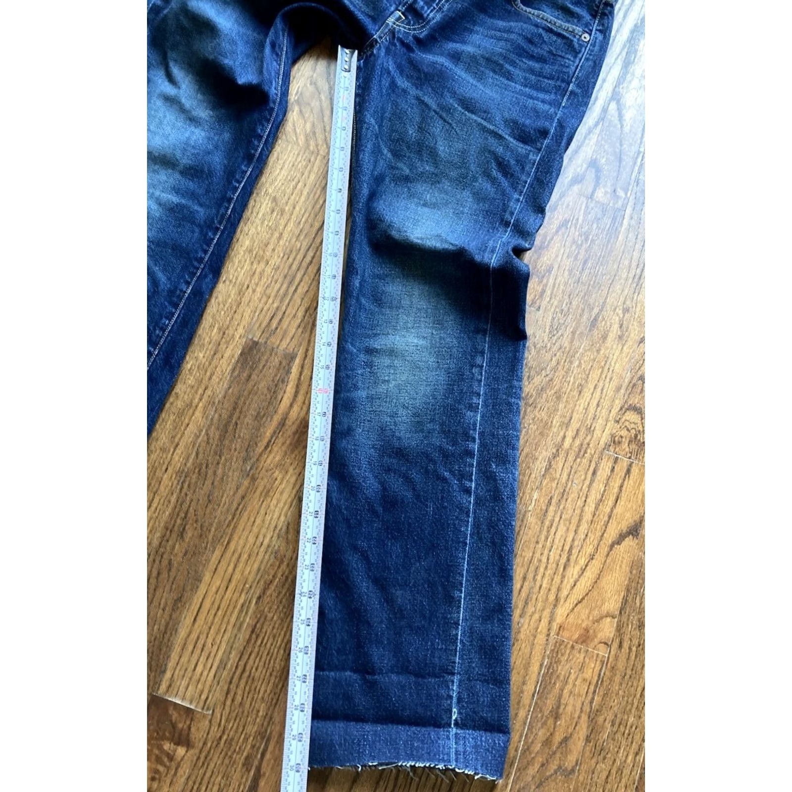Levi's VINTAGE Levi's 501 Jeans Mens Regular 30x30 Blue Denim Raw Hem Whiskers USA Straight 501 Model Mens Size US 30 / EU 46 - 5 Thumbnail