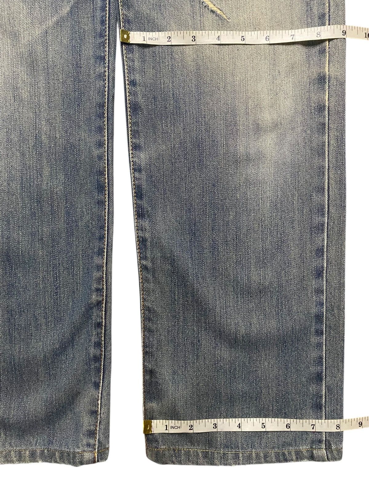 Edwin Vintage Japanese Brand Edwin 404 Distressed Loose Jeans Size US 32 / EU 48 - 16 Thumbnail