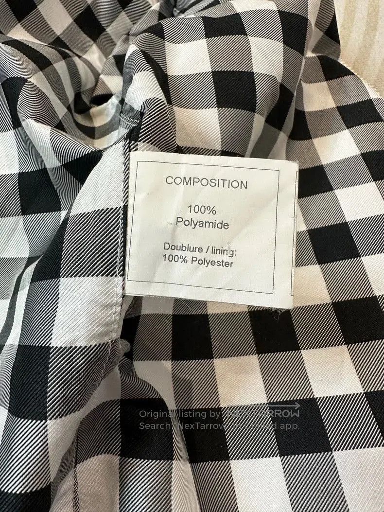 Chanel Chanel Black and White Checkered Lining Hooded Jacket . Size US S / EU 44-46 / 1 - 7 Thumbnail