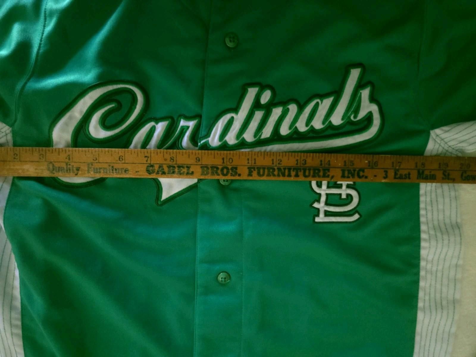 Other Vtg St. Louis Cardinals Jersey St. Patricks Baseball SEWN Size US M / EU 48-50 / 2 - 5 Thumbnail