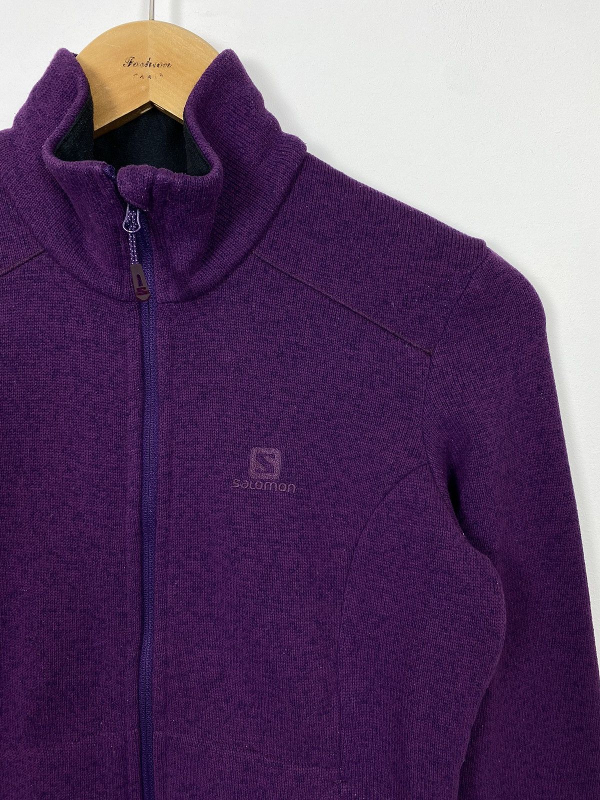 Salomon Salomon Women’s Advanced Skin Warm Fleece Hoodie Full Zip Size S / US 4 / IT 40 - 3 Thumbnail