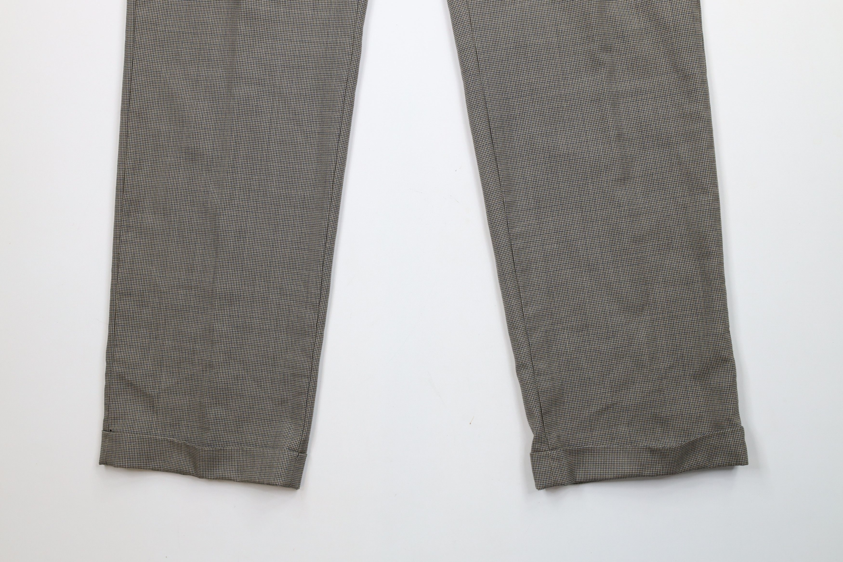 Tommy Hilfiger × Vintage Vintage 90s Tommy Hilfiger Cuffed Houndstooth Chino Pants Size US 34 / EU 50 - 4 Thumbnail