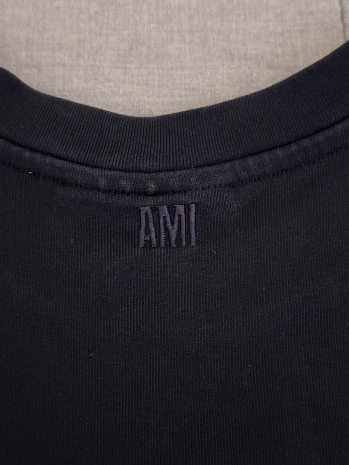 AMI AMI PARIS Navy Blue Color Red Heart T-shirt XS Unisex Size XS / US 0-2 / IT 36-38 - 8 Thumbnail