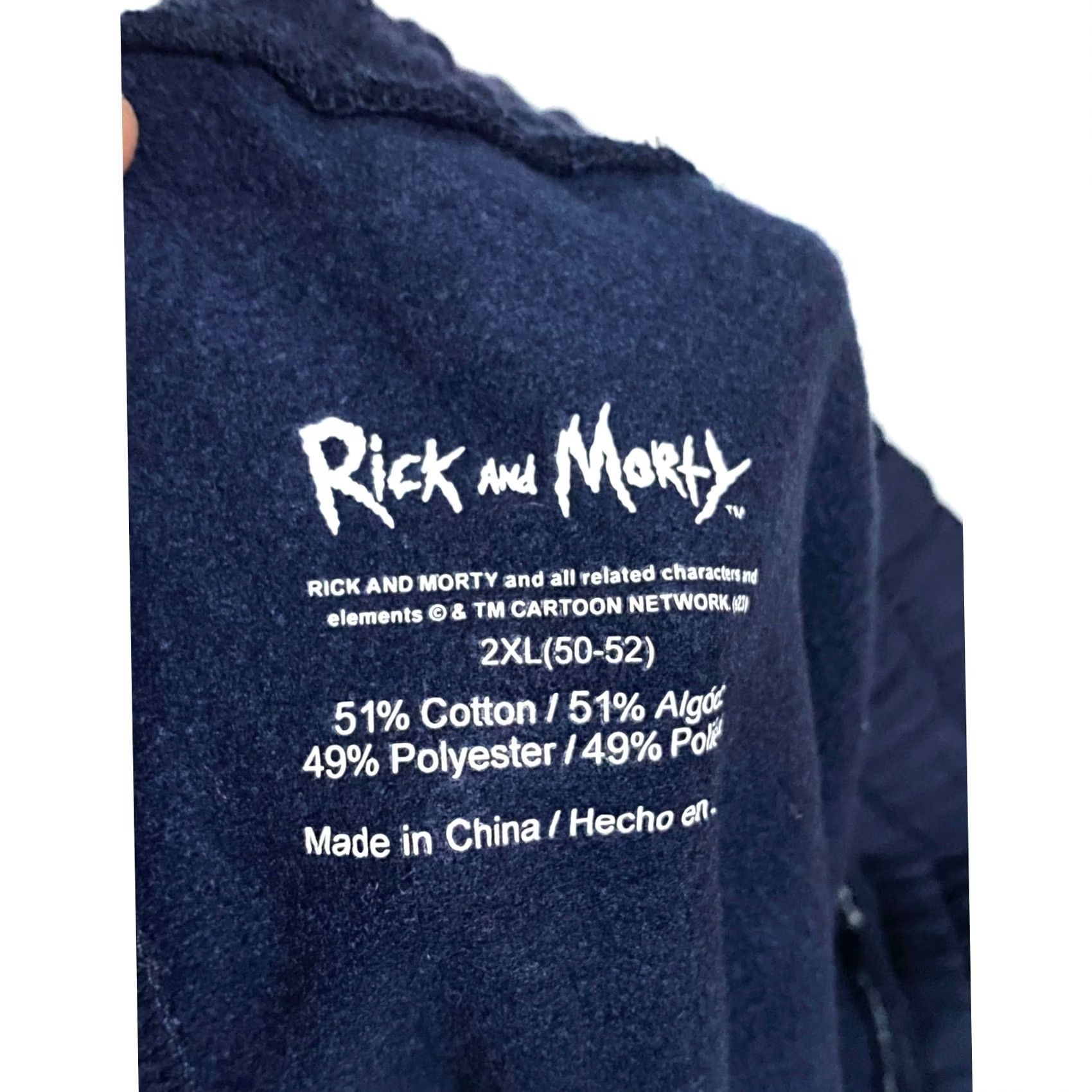 Vintage Ricky And Morty Sweat Shorts Mens 2XL 50-52 Loungewear Cartoon Comfy Gym Y2K Size US 39 - 7 Thumbnail