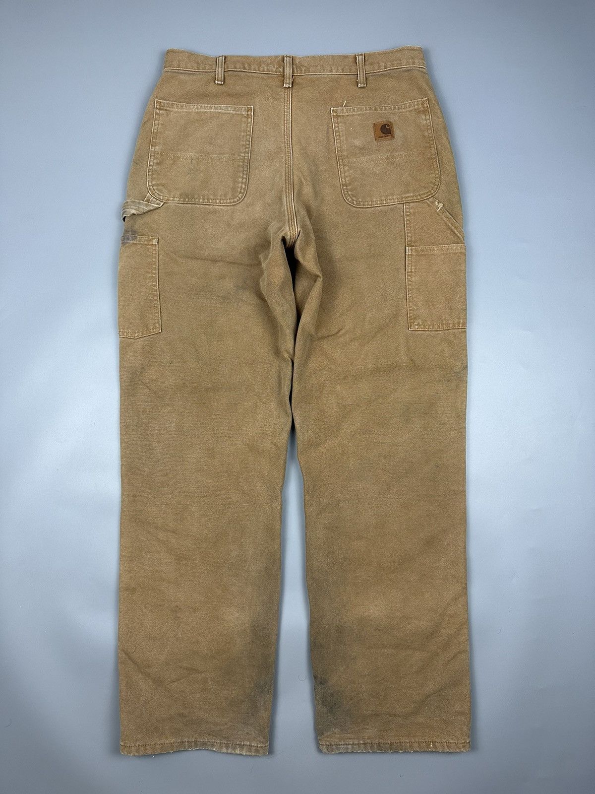 Carhartt × Carhartt Wip × Vintage Distressed Vintage Carhartt Carpenter Pants Size US 36 / EU 52 - 2 Thumbnail