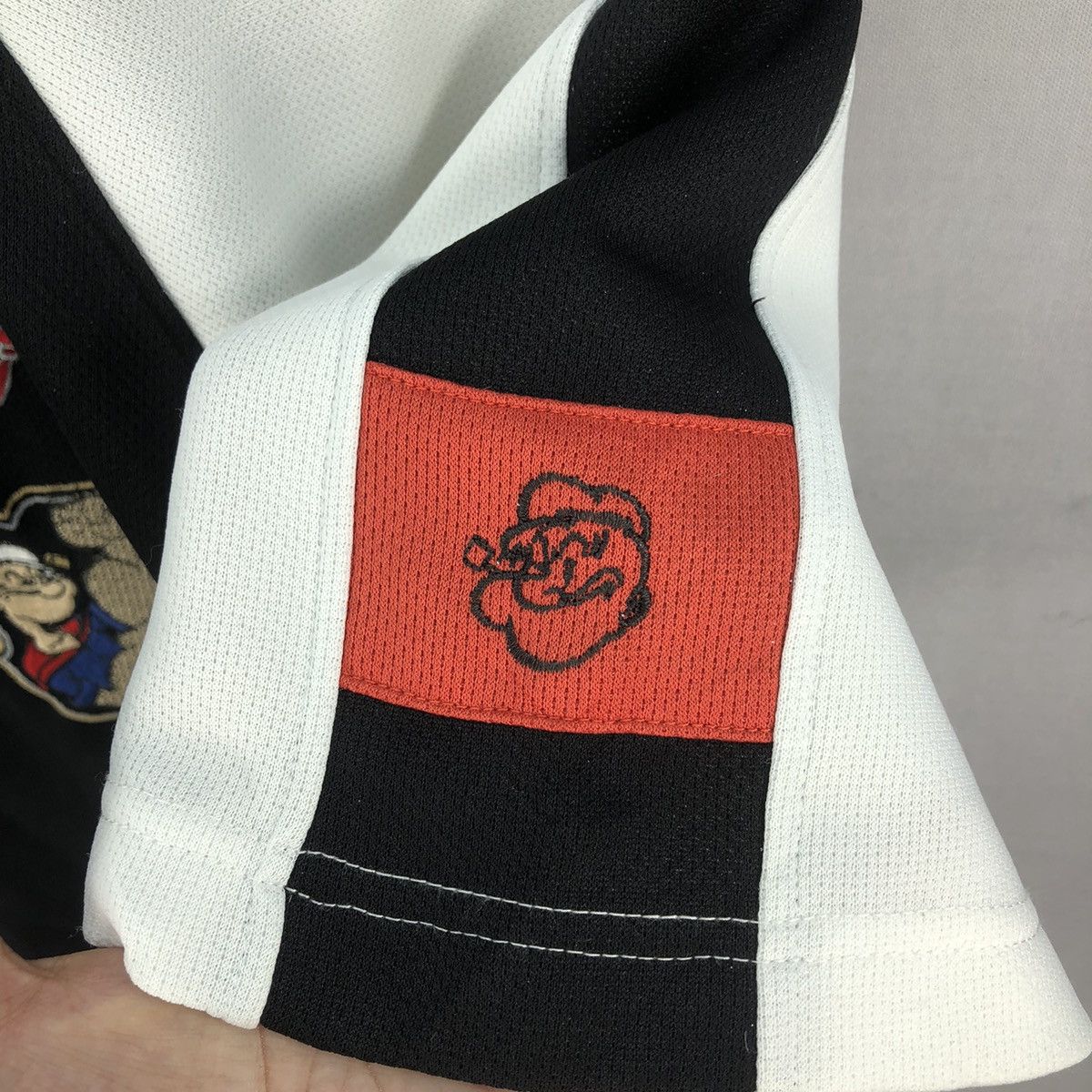 Cartoon Network Vintage Official Popeye Embroidered Big Logo Zipper Jacket Size US M / EU 48-50 / 2 - 13 Thumbnail
