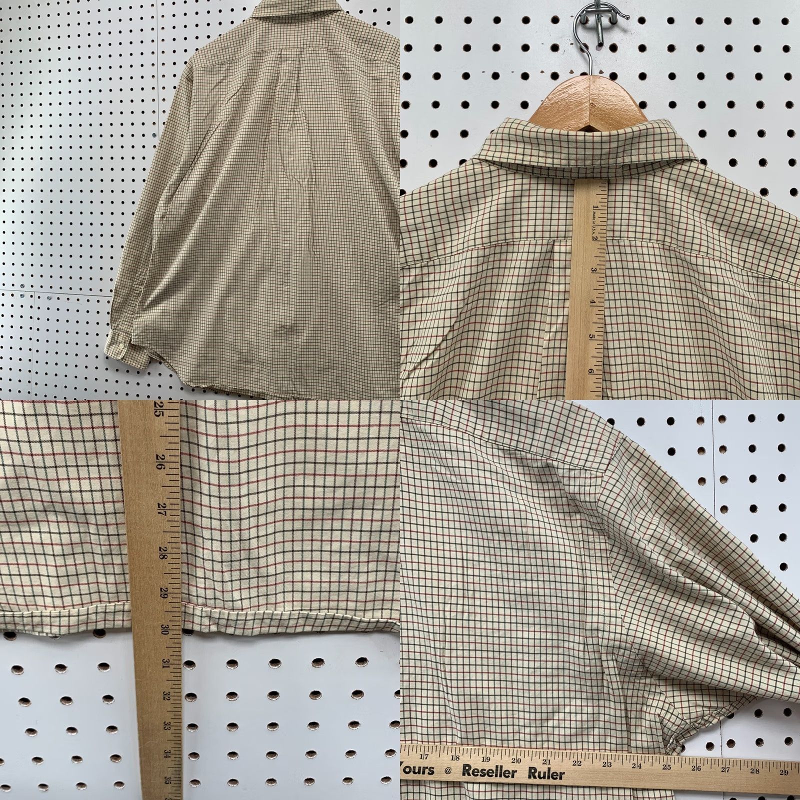 Ralph Lauren Ralph Lauren Shirt Brown Red Check Green Pony Mens L Classic Button Down Size US XL / EU 56 / 4 - 10 Thumbnail