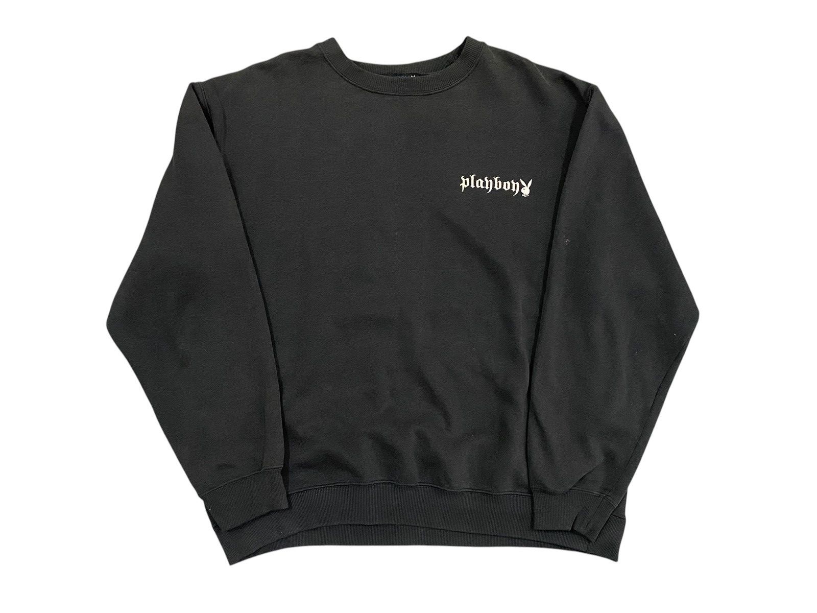 Playboy Playboy Black Sweatshirt - Size L - Embroidered Logo Size US L / EU 52-54 / 3 - 2 Thumbnail