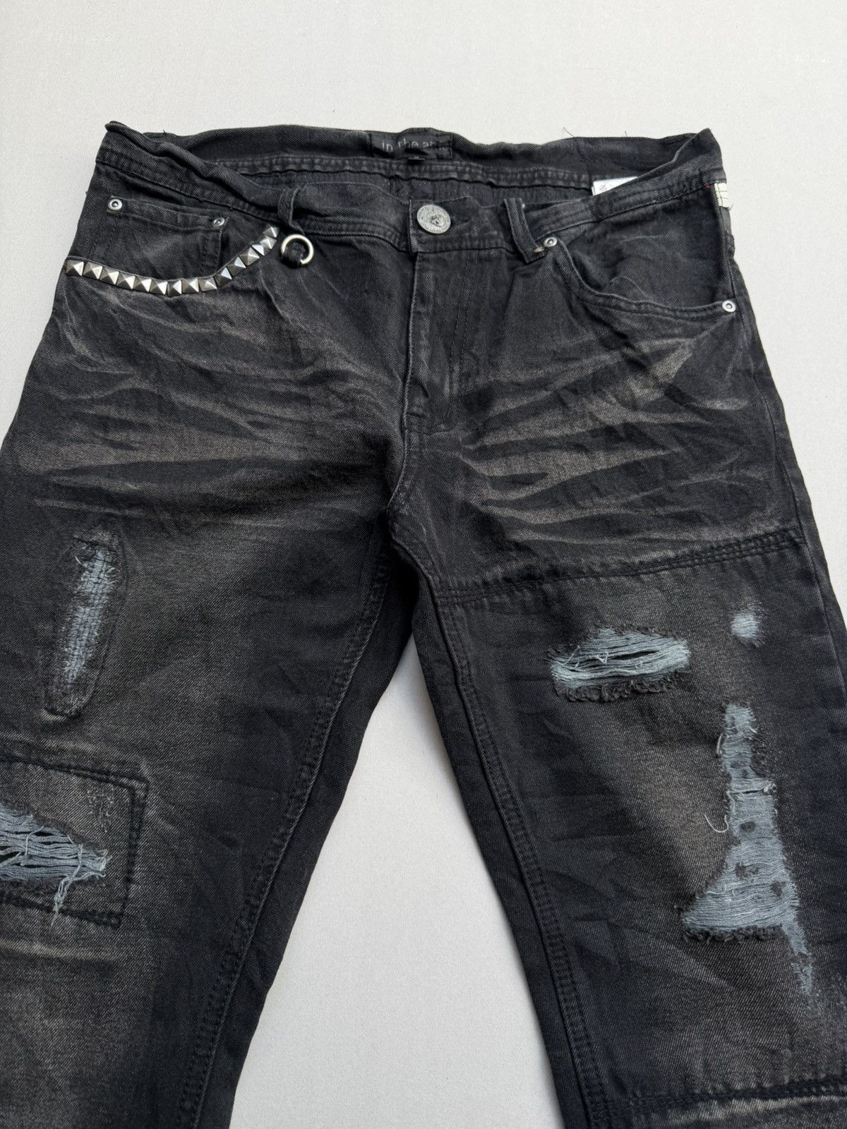 In The Attic lace up flare jeans Size US 30 / EU 46 - 2 Thumbnail