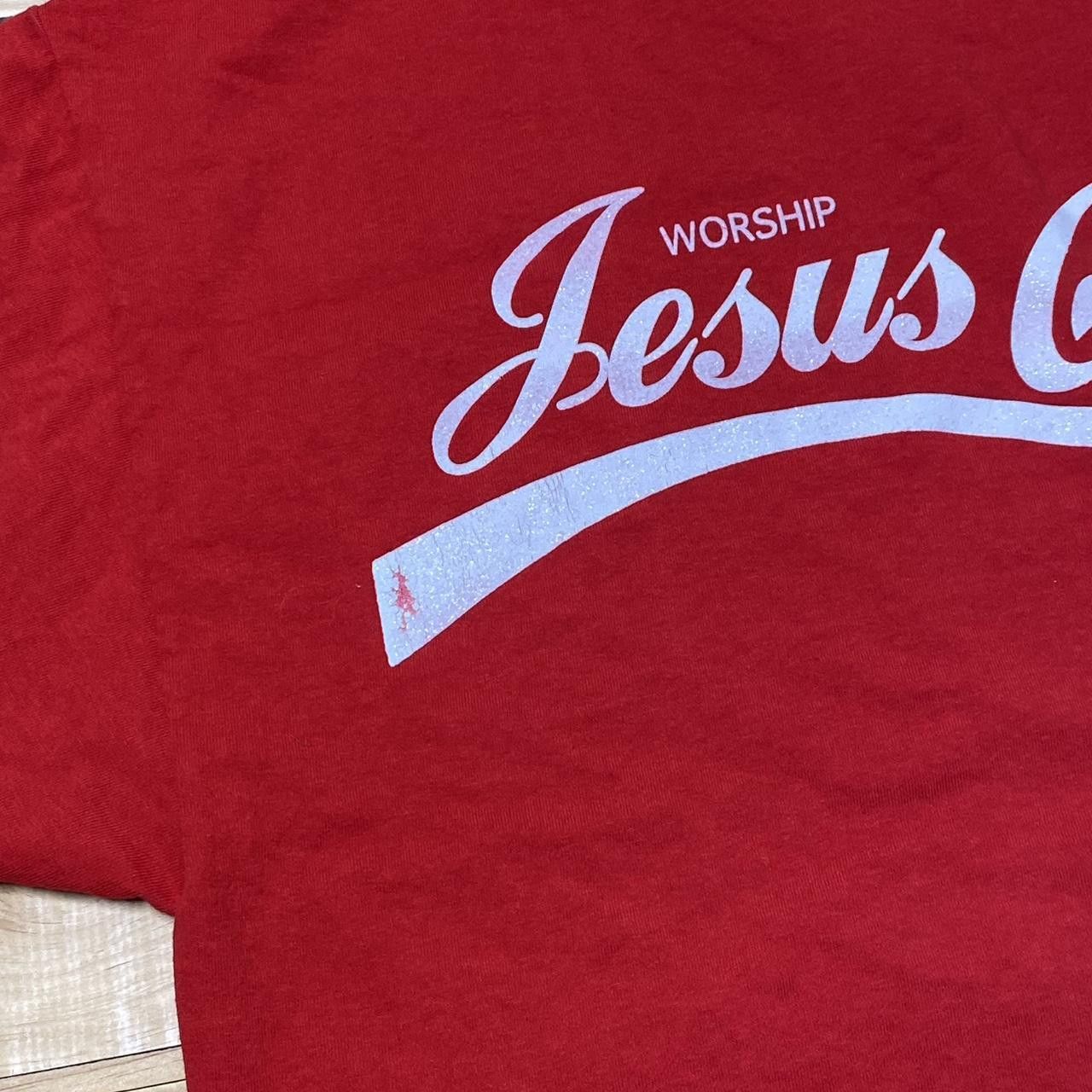 Delta Vintage Jesus Christ Coca Cola-Style Red Jesus Tee Size XL Size US XL / EU 56 / 4 - 3 Thumbnail